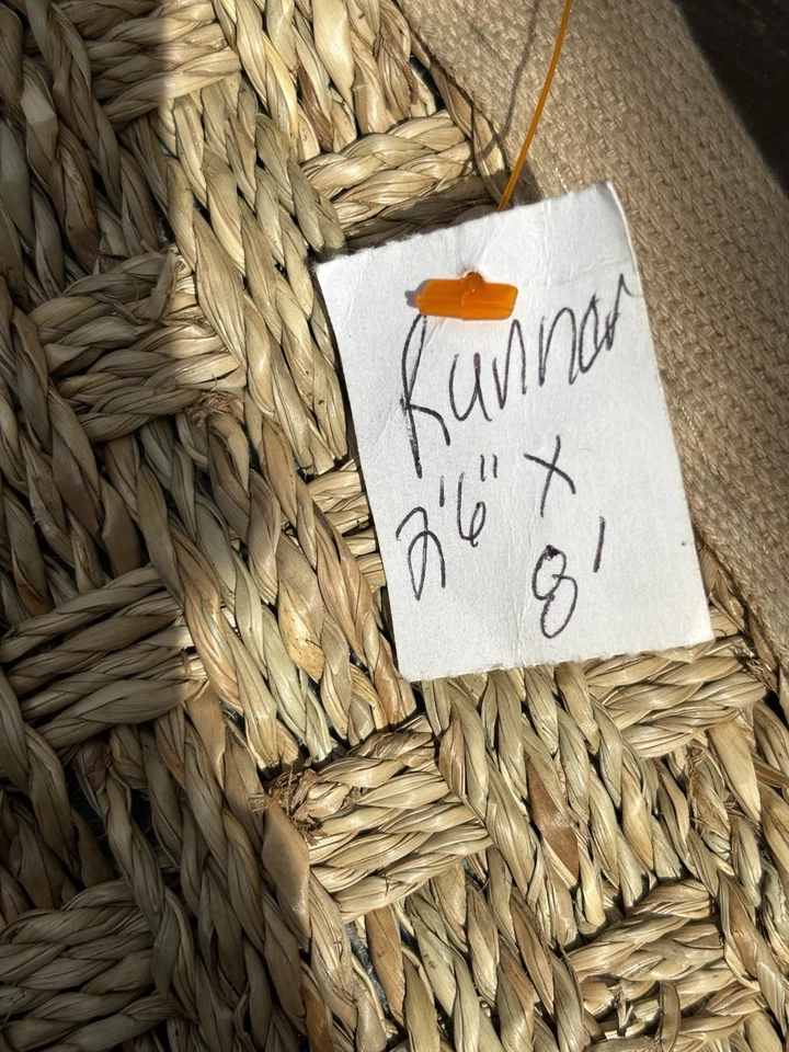 Safavieh Natural Fiber Runner Brand New 2’6 x 8’ NF114A-28 - Image 4 of 4