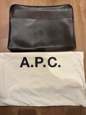 A.P.C. Men Clutch Bag Limited Edition Style Refined Minimalism Timeless Design w
