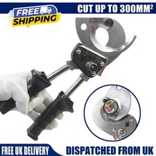 Image of Heavy Duty Ratchet Cable Wire Cutter Cut Up To 500mm² Wires And Cables