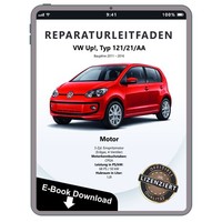 Vw Up! 121 (11-16) 3-Zyl. 1,0L Erdgas Benzinmotor 68 Ps Reparaturleitfaden Ebook