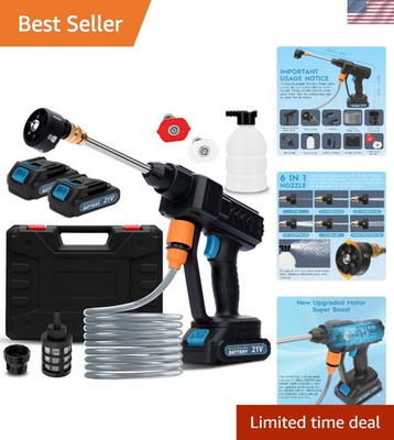 #ad #ad Portable High Pressure Washer with Dual Batteries Effortless Outdoor Cleaning $62.49