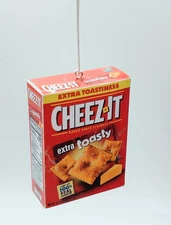 Cheez-Its Extra Toasty Christmas Ornament - Custom handmade to order