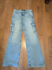Aeropostale High Rise Wide Leg Flare Jeans Pants Bottoms