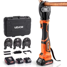 VEVOR ProPress Tool Kit 18V Electric Crimping Tool for 1/2" 3/4" 1" Copper Pipes