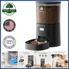 Programmable Automatic Cat Feeder with 4L Capacity for Timed Feeding Schedule