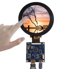 2.8 inch 480X480 IPS MIPI 330nit Circle LCD Touch Screen and 40 pins Controll...