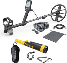 Nokta Simplex Ultra WHP Waterproof Metal Detector with Wireless Headphones and 1