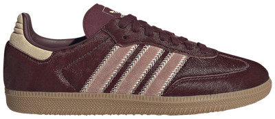 adidas Womens Samba OG Pony Hair Pack - Maroon JP5330 Women Size