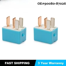 2PCS Fog Lights 4Pin Relay Module Unit For Toyota 4Runner Lexus 90080-87026