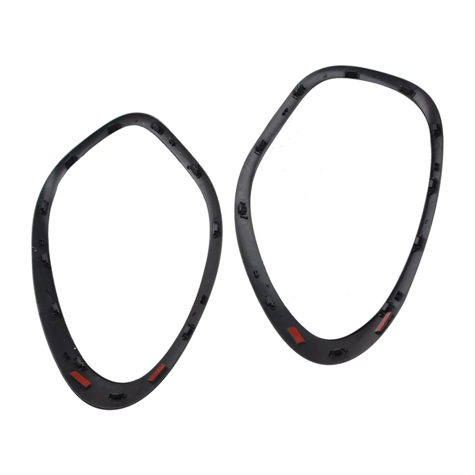 2x Bisel de anillo de ajuste de faros negro brillante para MINI Cooper Countryman R60 2011-16 Foto 4 de 4