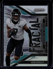 2025 Panini Prizm Brian Thomas Jr. #9 Fractal Silver Jaguars