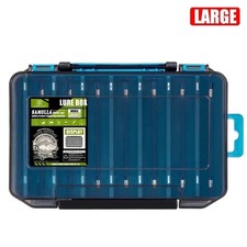 Fishing Tackle Box 14 Compartments Double-Sided Lure Hook Storage Organizer Case