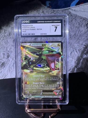 Rayquaza-EX graded CGC 7 for sale on eBay