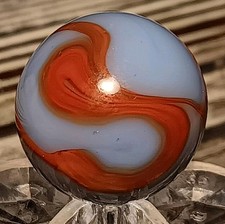 Christensen Agate CAC Swirl Marble. 5/8" Mint. Beautiful Pattern