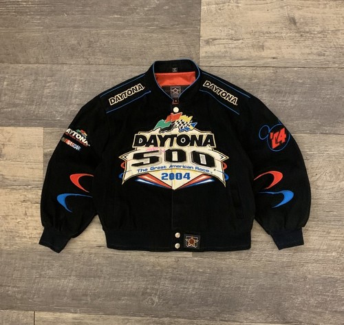 Vintage Kids Daytona 500 2004 Mickey Mouse Nascar Racing Jacket Child’s XL