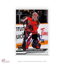 Emerance Maschmeyer Ottawa Charge Auto 2024-25 1st Edition UD PWHL Card #19
