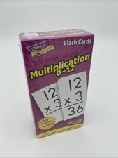 Flash Cards Multiplication 0-12, For Ages 8 And Up, 91 Cards New Sealed