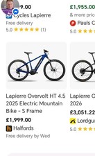 £1000 For A Lapierre Ht Overload 4.5