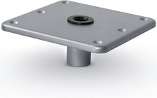 MATINA Boat Seat Base, 7" x Aluminum Pedestal  Silvery White