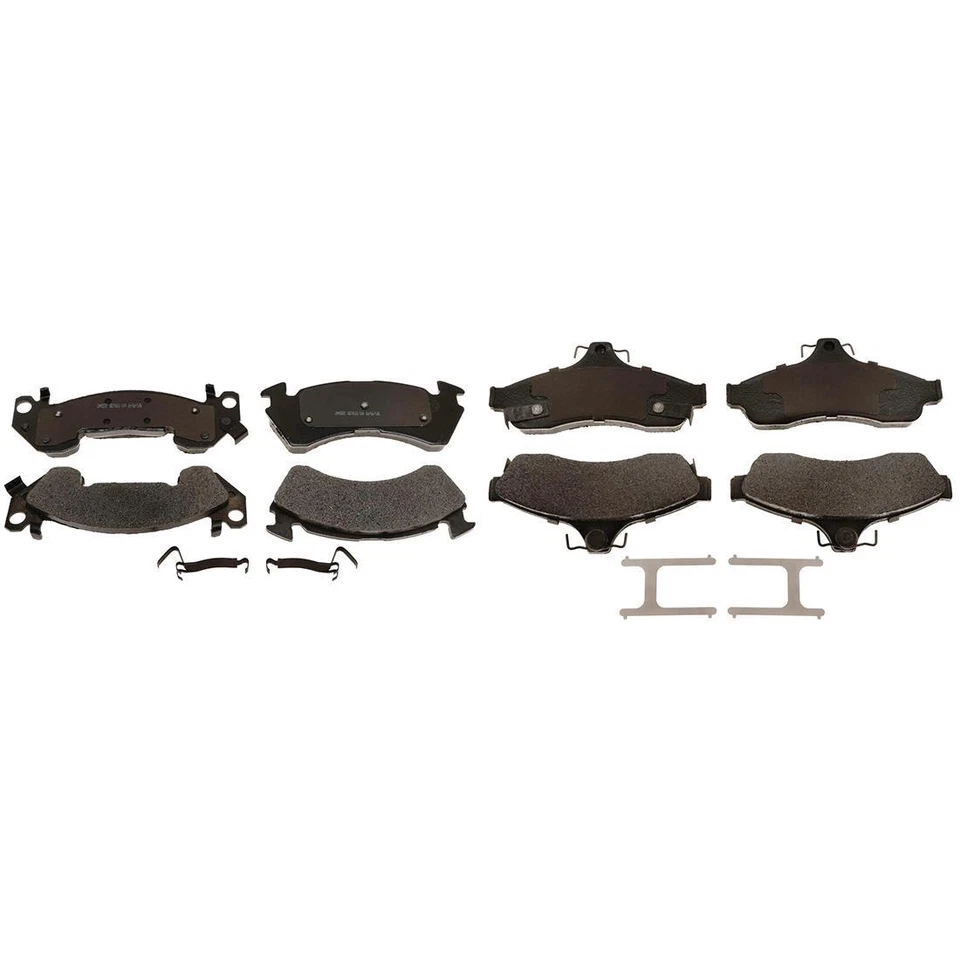 Pastilhas de freio metálicas dianteiras e traseiras Chevrolet Impala R-Line 1996 1995 1994 - Imagem 4 de 4