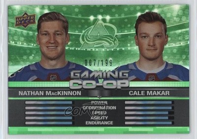 2024 Series 1 Gaming Co-Op Green 7/199 Cale Makar Nathan MacKinnon #CGO-8 0nr3