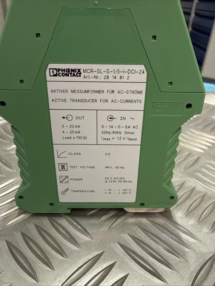 Phoenix Contact Messumformer MCR-SL-S-1/5-I-DCI-24          Ord. Nr.: 2814812 - Bild 4 von 4