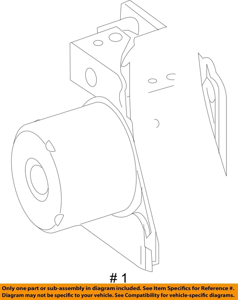 Conjunto de pieza de freno antibloqueo compatible con 08-16 SMART, 4514201475 Foto 4 de 4