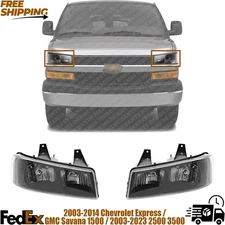 EXPRESS/SAVANA VAN 03-23 HEAD LAMP RH AND LH, Assembly, Halogen