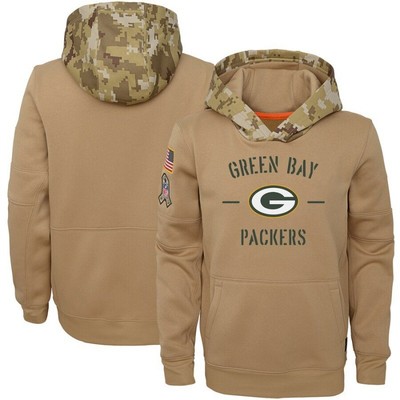 packers salute to service therma po hoodie