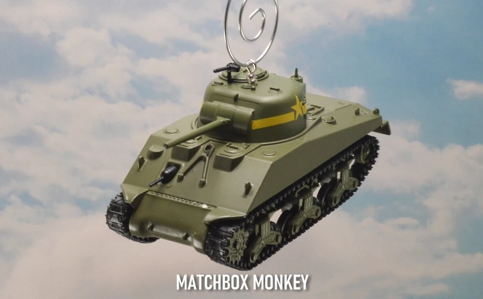 EE. UU. Sherman Tanque M4 Día D Utah Playa Segunda Guerra Mundial Ejército USMC D-32 Foto 2 de 4