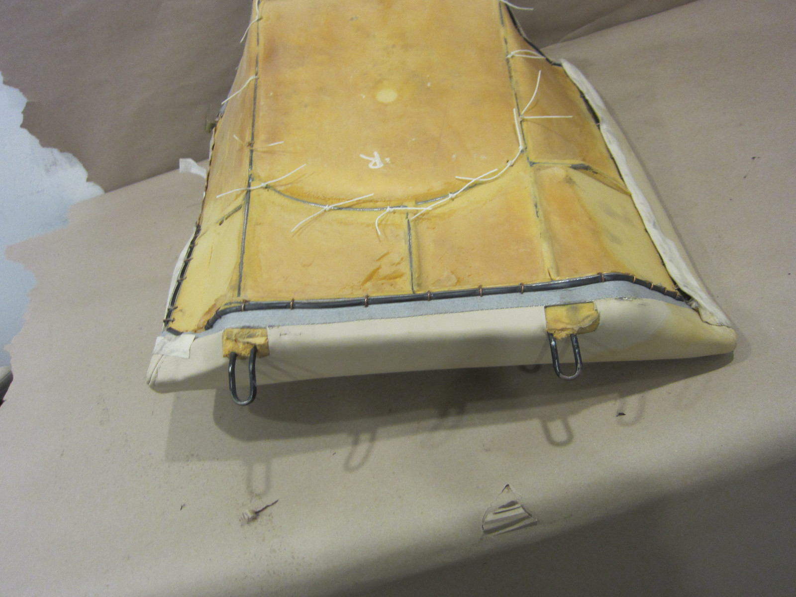 Ferrari 456 M GTA -RH Rear Seat Back- Creama- Part# 65472604