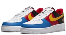Nike Air Force 1 '07 QS "UNO" White/Yellow/Red DC8887-100 Size 9 NEW