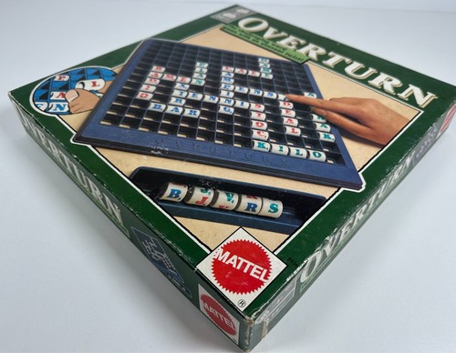 OVERTURN Word Game by Mattel Vintage 1987 - (8yrs+) ~ VGC - Picture 4 of 11