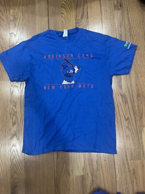 Robinson Cano New York Mets Men s Blue Shirt Size Large