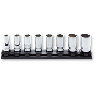 Koken RS3300XZ/8 3/8''Sq. Dr. Z-series 6 Point Socket Set 8-19 mm 200 mm 8 Pcs