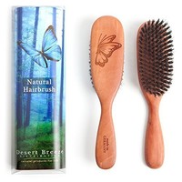 100% Natural Wild Boar Bristle Hair Brush Best For Fine/medium Hair Thickness 100% Natural Wild Boar Bristle Hair Brush Best For Fine/medium Hair Thickness