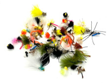 100 x Assorted Bulk Trout Fishing Flies - Clearance - Beginner Fly Set