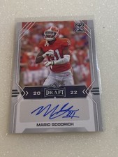 2022 Leaf Draft Mario Goodrich XRC Autograph Rookie Auto RC #BA-MG1