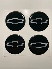 4x Chevrolet Decals Center Wheel Cap Self-Adhesive Emblems Rims Logo Stickers