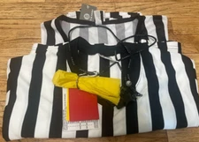 Dick's Sporting Black White Referee and Mato & Hash XL Referee Shirt + Whistle