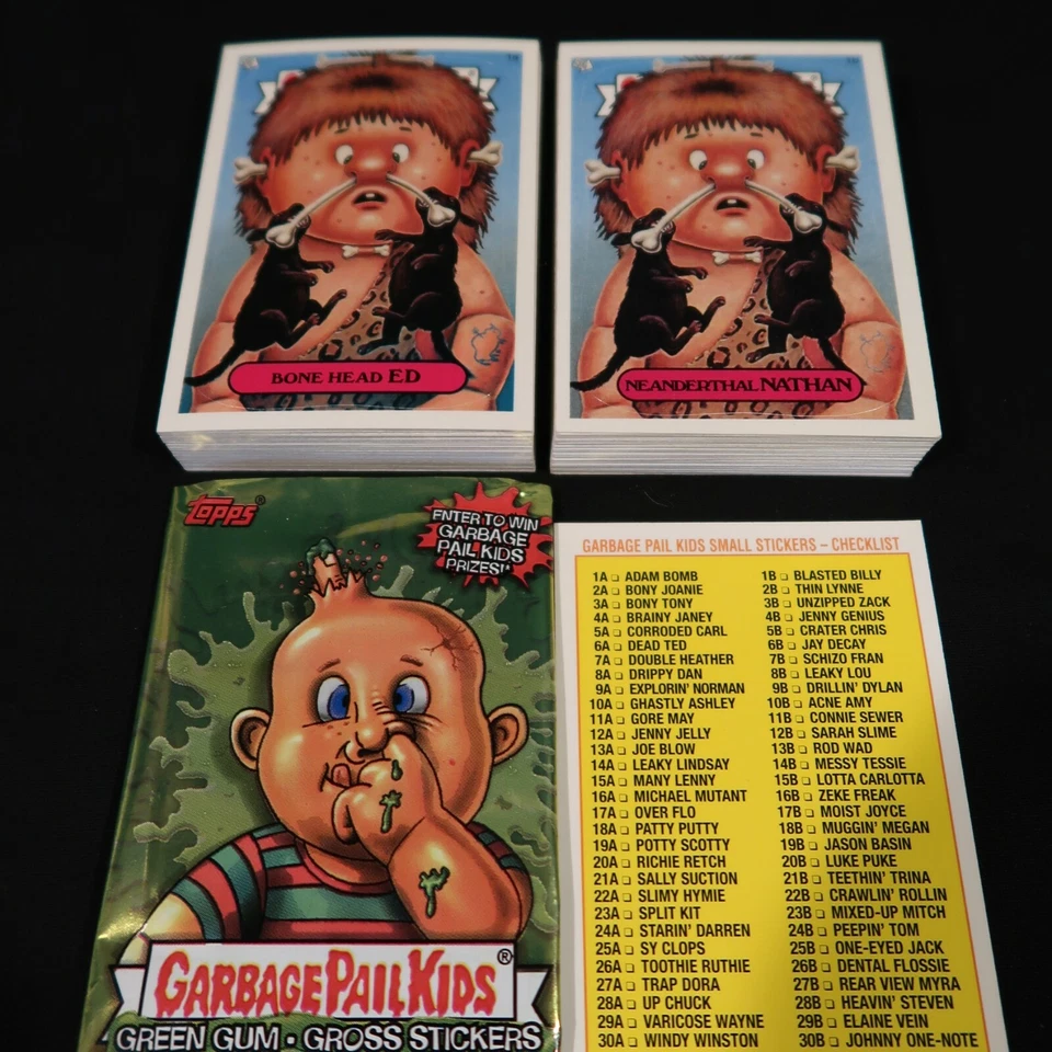 2003 GARBAGE PAIL KIDS ANS 1 COMPLETE 80 CARD SET ALL-NEW SERIES 1ST WRAPPER - Image 2 of 2