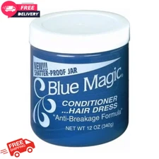 Blue Magic Conditioner and Hair Dress Anti-Breakage Formula, 12 oz, Damaged, Moi