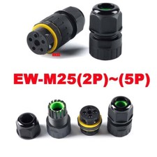 2/3/4/5 Pin Outdoor Junction Box IP68 Waterproof Electrical Cable Wire Connector
