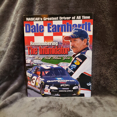 2001 DALE EARNHARDT:Remembering The Intimidator SOFTCOVER Book NASCARS ...