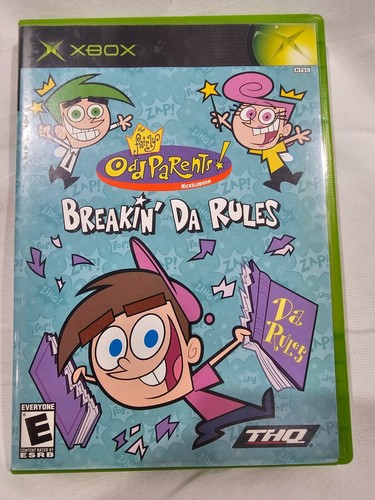 XBOX Fairly Odd Parents Breakin' Da Rules - Case, Cover & Manual: No ...