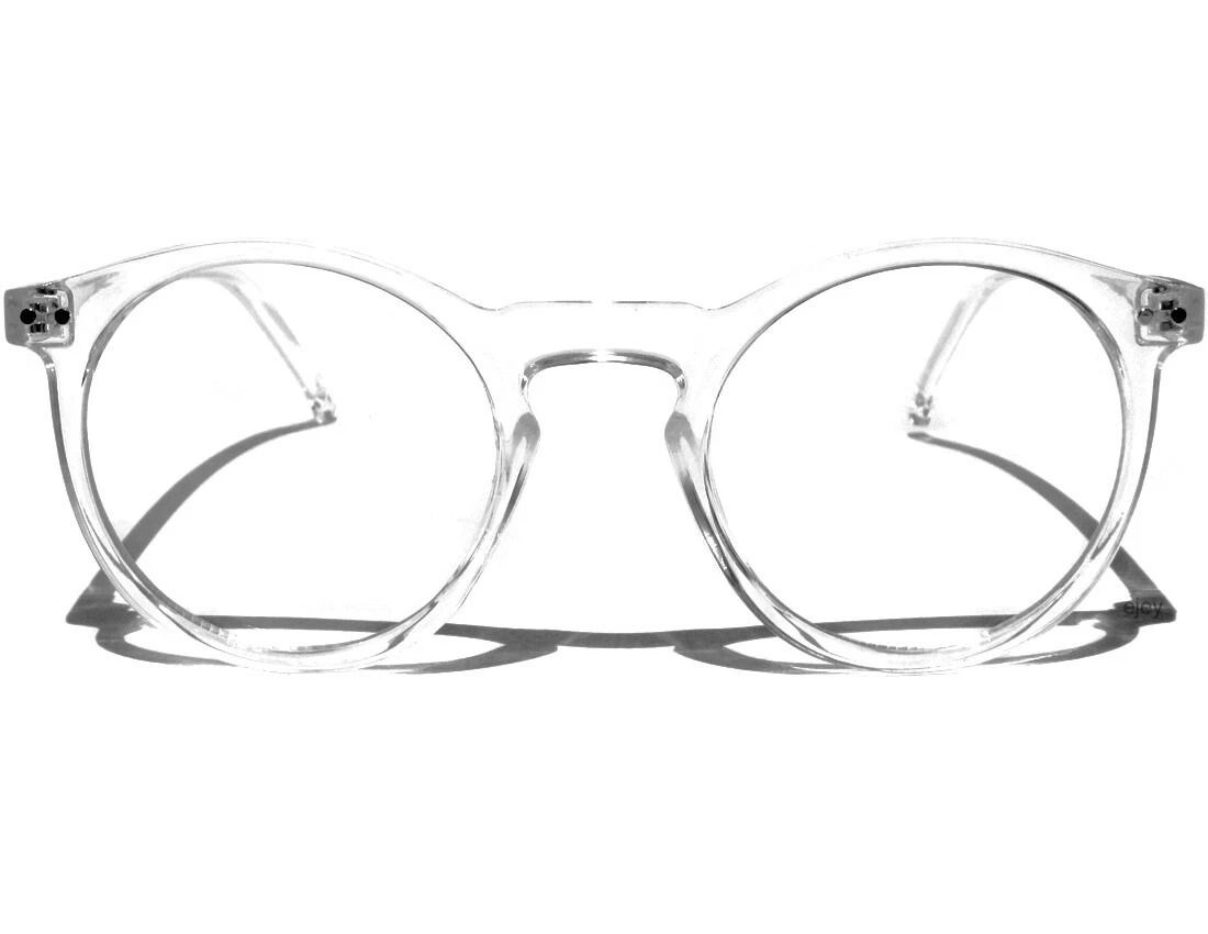 Clear frame cheap glasses ebay