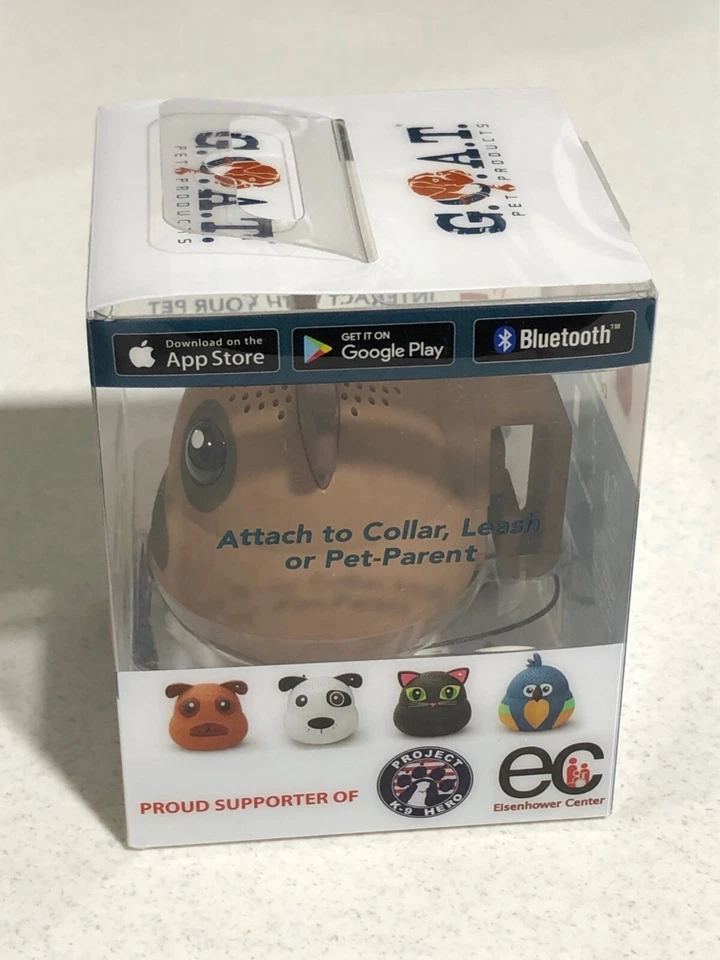 G.O.A.T GOAT Pet Speaker Bluetooth Connect Brown Pug Dog Shark Tank NEW in Box - Image 2 of 3