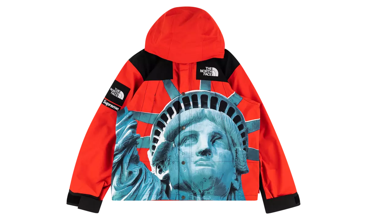 Supreme TNF Mountain Jacket FW 19 Statue of Liberty - Size 9 1/2 - Red