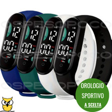 OROLOGIO SPORTIVO CON SCHERMO TATTILE LED VIVACE E DISPLAY DIGITALE A SCELTA
