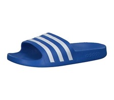 ADIDAS ADILETTE MENS SIZE 10 AQUA F35541 SLIPPERS BLUE 